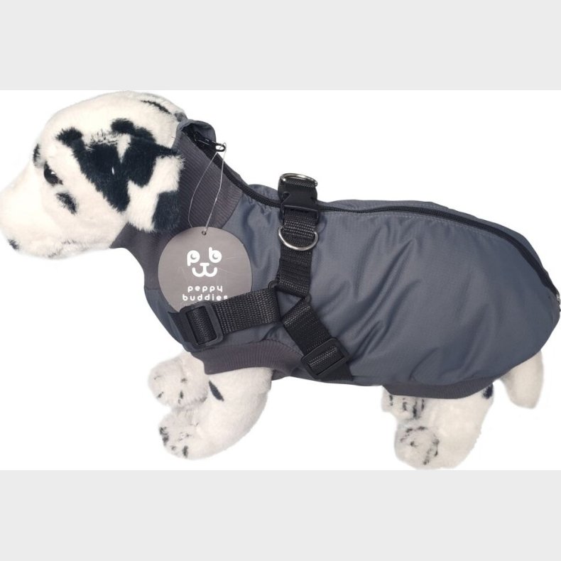Peppy Buddies - Hundejakke Med Sele 55cm