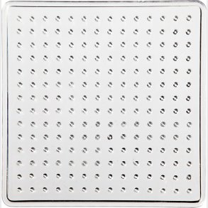 Perleplade - Lille Kvadrat Firkant - Medium - Str. 7x7 Cm - 10 Stk.