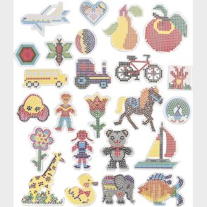 Perlepladest - Medium - Str. 7x7,5-14x16 Cm - 24 Stk.