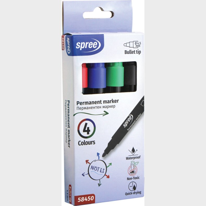 Permanente Tusser - 4 Farver