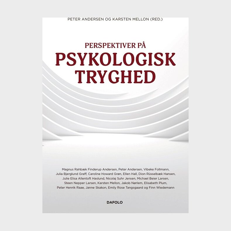 Perspektiver P Psykologisk Tryghed - Peter Andersen - Bog