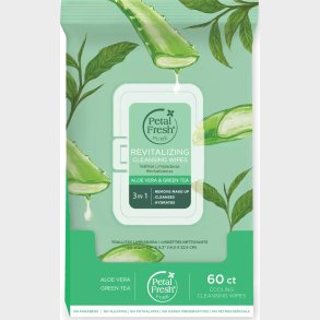 Petal Fresh - Pure Revitalizing Aloe Vera & Green Tea Cleansing Wipes