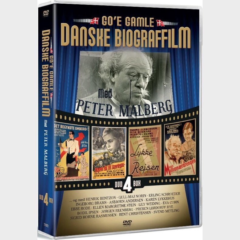 Peter Malberg - Go Gamle Danske Biograffilm - Med Peter Malberg - DVD - Film