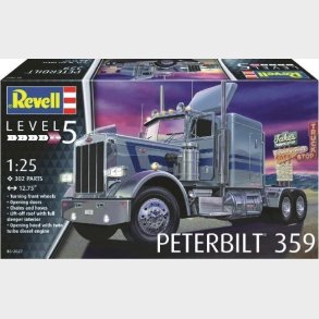 Revell - Peterbilt 359 Traktor Bygges�t - 1:25 - Level 5 - 12627