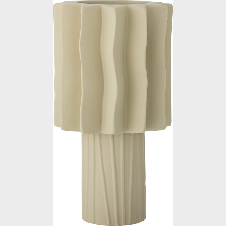 Bloomingville - Pethrine Vase - Natur - Stentj - H 29, 5 Cm