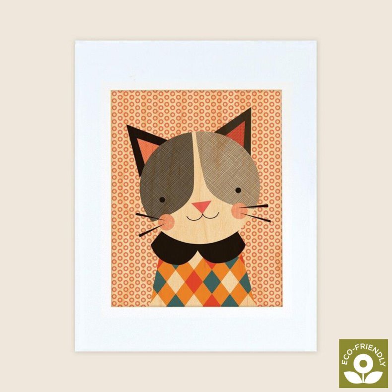 Petit Collage - Stort Print P Tr - Kat