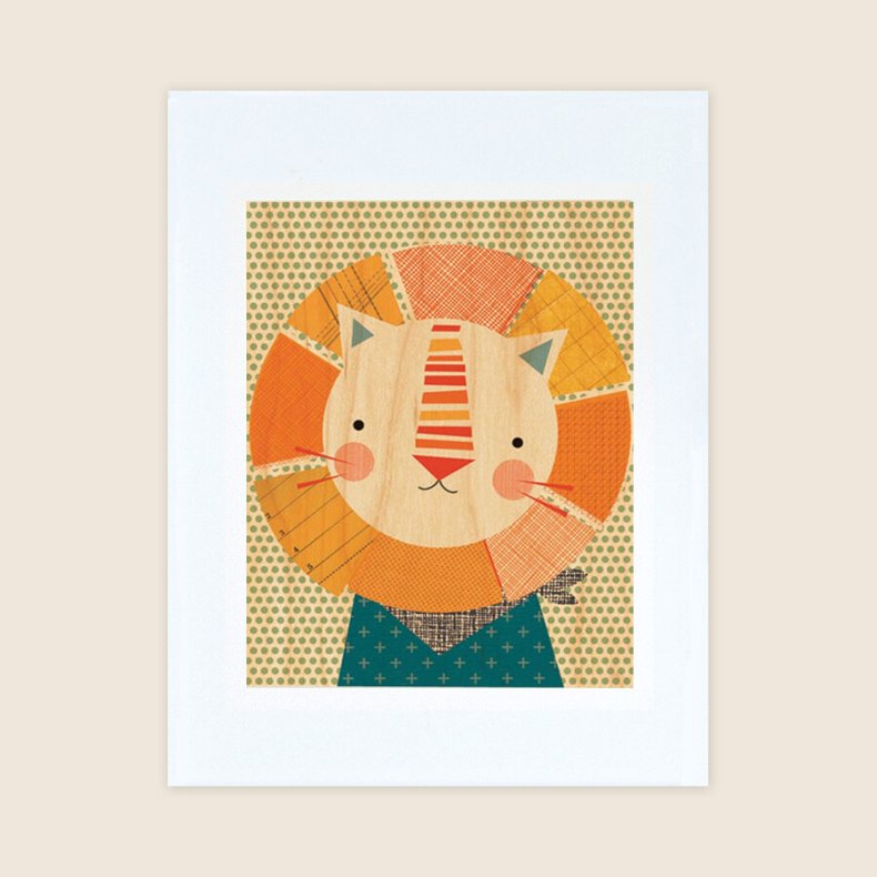 Petit Collage - Stort Print P Tr - Lve