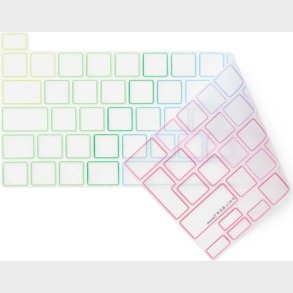 Philbert - Keyboard Cover Europe -  Macbook Pro 13 M1-m2 2020/2022 And 16 2019 Transparent/rainbow