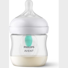 Philips Avent - Babyflaske Med Airfree Ventil - 125 Ml, Langsom Flow Sut, 0-3 M�neder, 1 Flaske