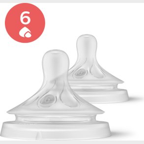 Philips Avent - Natural Response-sutter - Flow 6 (ekstra Hurtig), 6m+, 2 Stk.