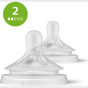 Philips Avent - Natural Response-sutter - Langsom Gennemstrmning, 2 Stk.