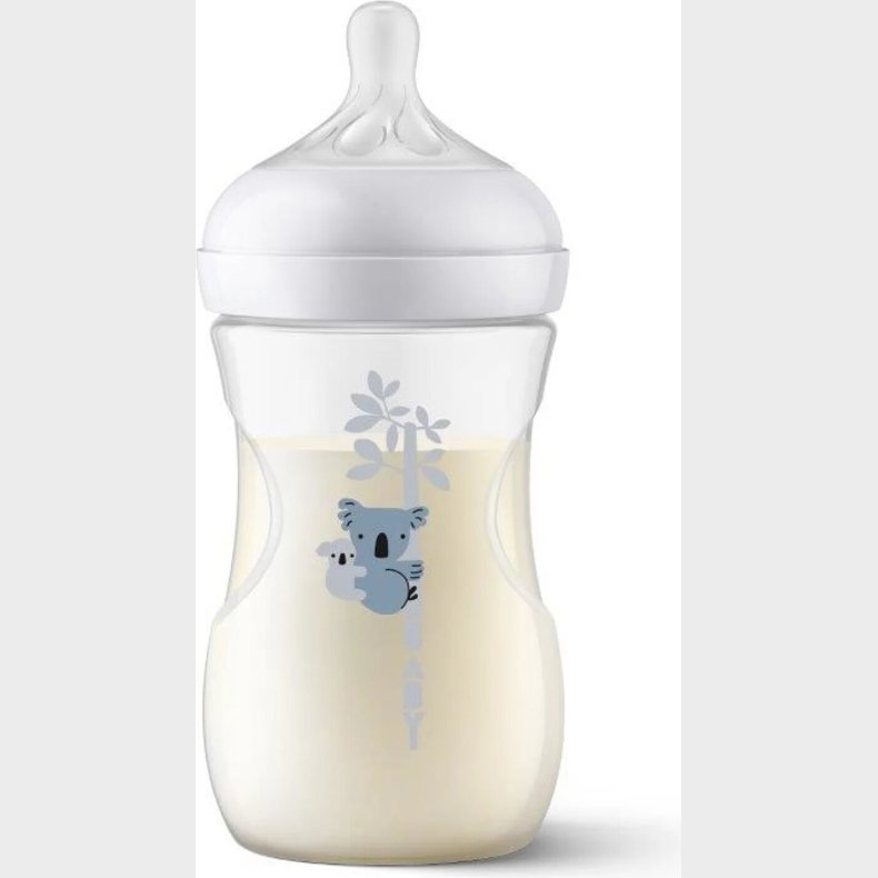 Philips Avent - Sutteflaske, 1 Flaske, 260 Ml, Sut Med Medium Gennemlb, 3-6 M