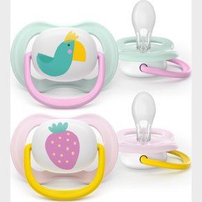 Philips Avent - Ultra Air Soother, 0-6 M Lysegrn/lyserd