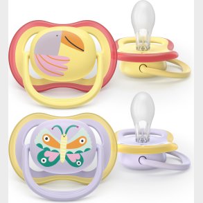 Philips Avent - Ultra Air Soother, 0-6 M, Lyslilla/lysegul