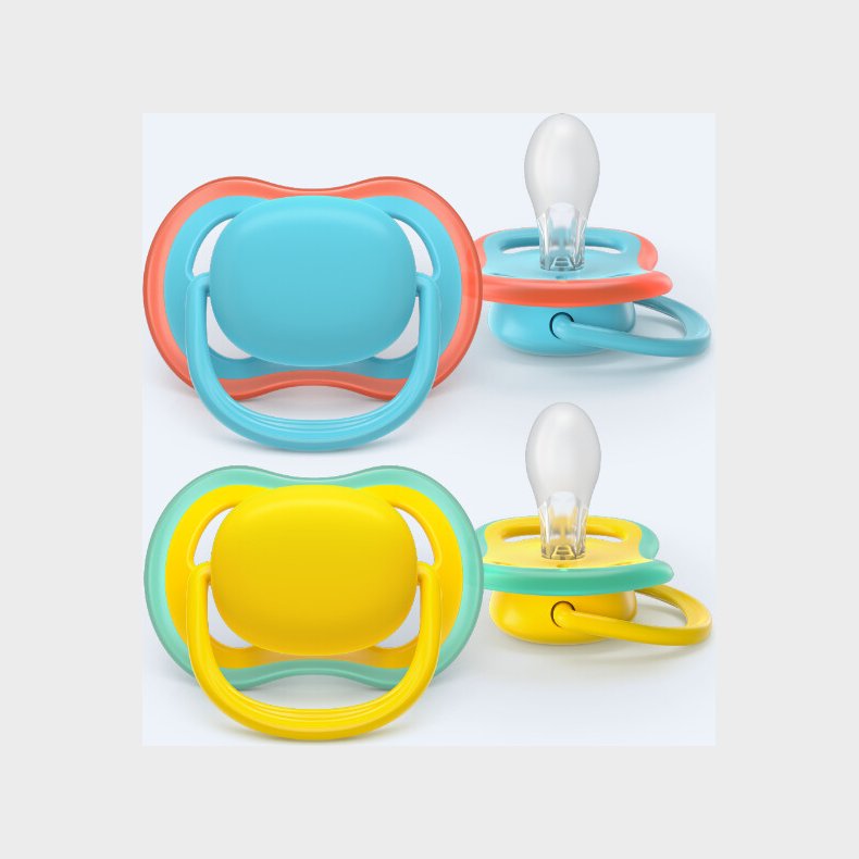 Philips Avent - Ultra Air Soother, +18 M, Gul/bl