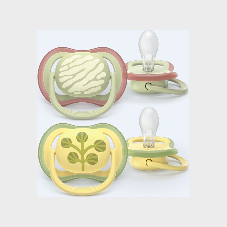 Philips Avent - Ultra Air Soother, +18 M, Lysegrn/gul