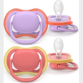 Philips Avent - Ultra Air Soother, +18 M, Orange/lyserd