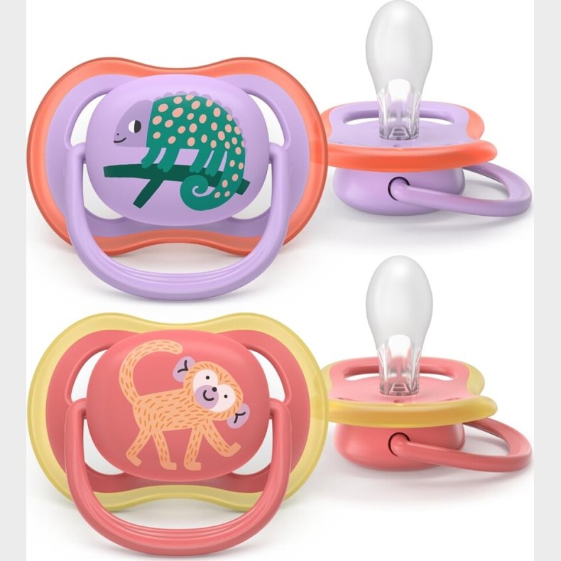 Philips Avent - Ultra Air Soother, +18 M, Rd/lilla