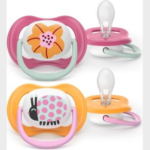 Philips Avent - Ultra Air Soother, 6-18 M Pink/orange