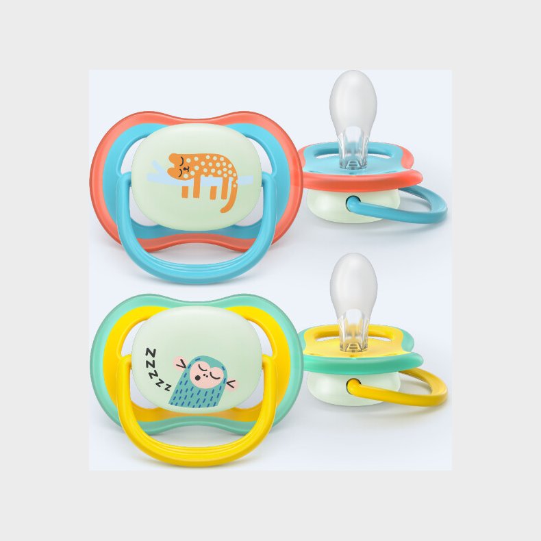 Philips Avent Ultra Air Night Sutter - Fra 18 M�neder - Gul Bl�