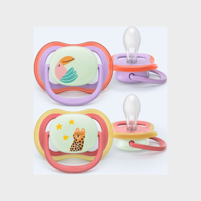 Philips Avent Ultra Air Night Sutter - Fra 18 M�neder - Lilla Lyser�d