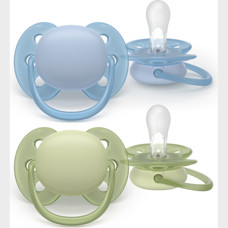 Philips Avent Ultra Air Night Sutter - 0-6 M�neder - Gr�n Bl�