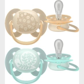 Philips Avent - Ultra Soft Soother, Lysegul/lysegrn