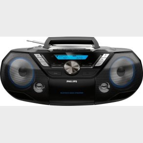 Philips - Cd Boombox Ghettoblaster Fm Dab+ Bt - Azb798t/12 - Sort