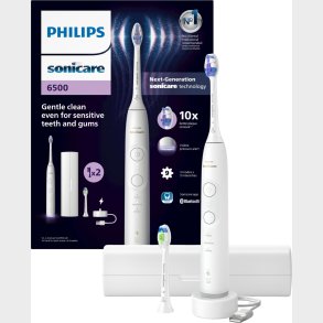 Philips - Sonicare Series 6500 Elektrisk Tandbrste - Hvid - Hx7410/02