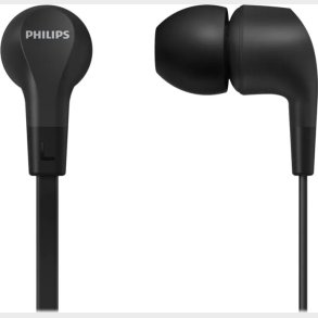 Philips - Kablede In-ear Hretelefoner - Sort - Tae1105bk/00