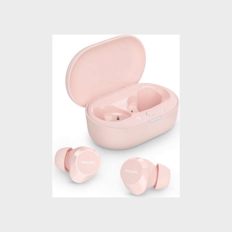 Philips - �gte Tr�dl�se H�retelefoner - Pink - Tat1209pk/00