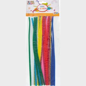 Farvede Piberensere - 35 Cm - 36 Stk - Grafix