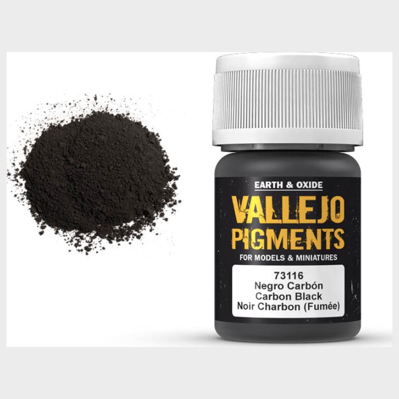 Vallejo - Pigments - Carbon Black - 35 Ml - 73116
