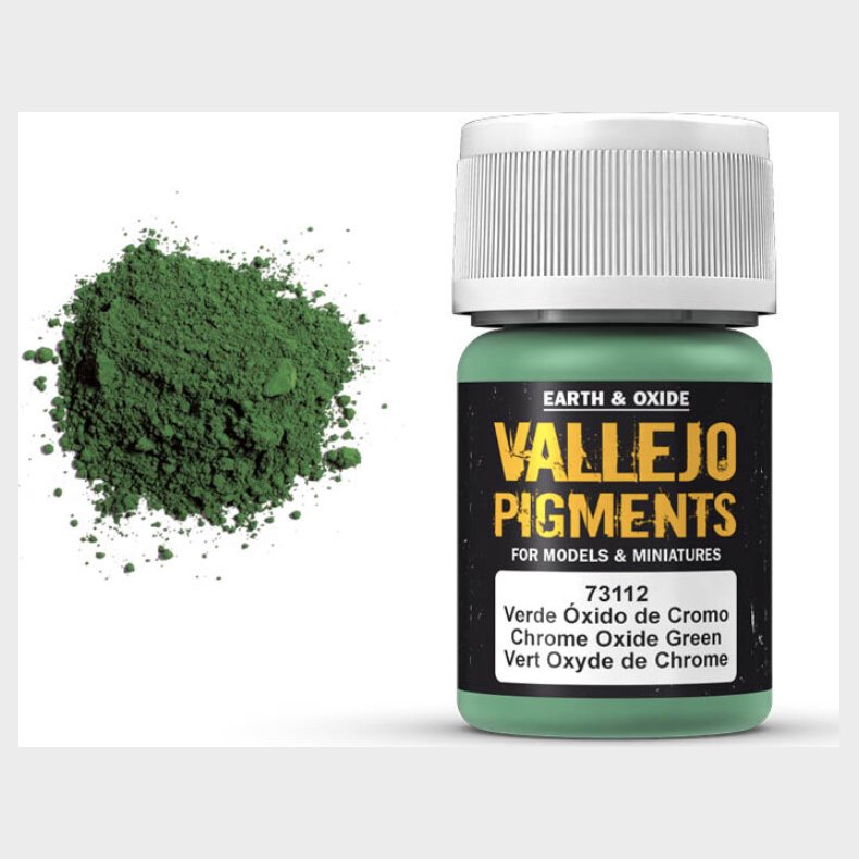 Vallejo - Pigments - Chrome Oxide Green - 35 Ml - 73112