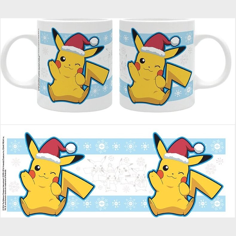 Pikachu Santa Christmas Mug - 320ml
