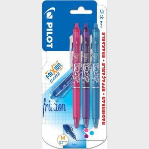 Pilot - Frixion Clicker 0.7 - (pack Of 3)