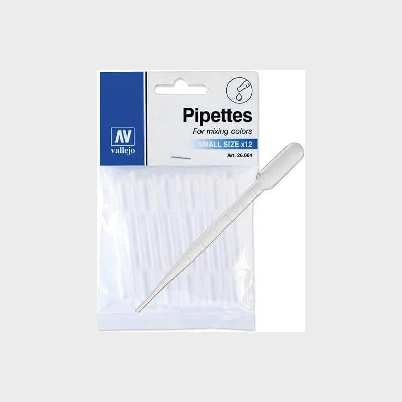 Vallejo - Hobby Tools - Pipettes - Small - 1 Ml - 12 Stk - 26004