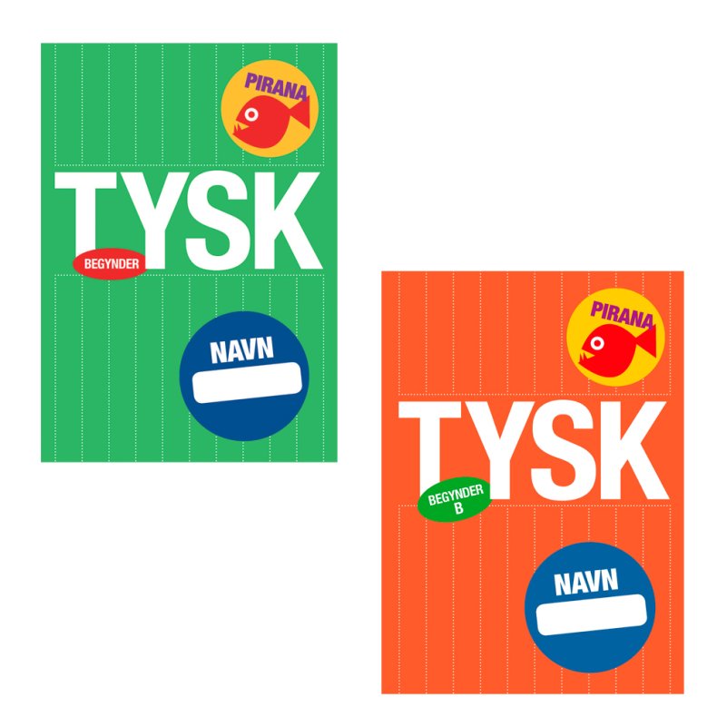 Pirana tr�ningsh�fte - Begynder: Tysk 5.-6. kl.