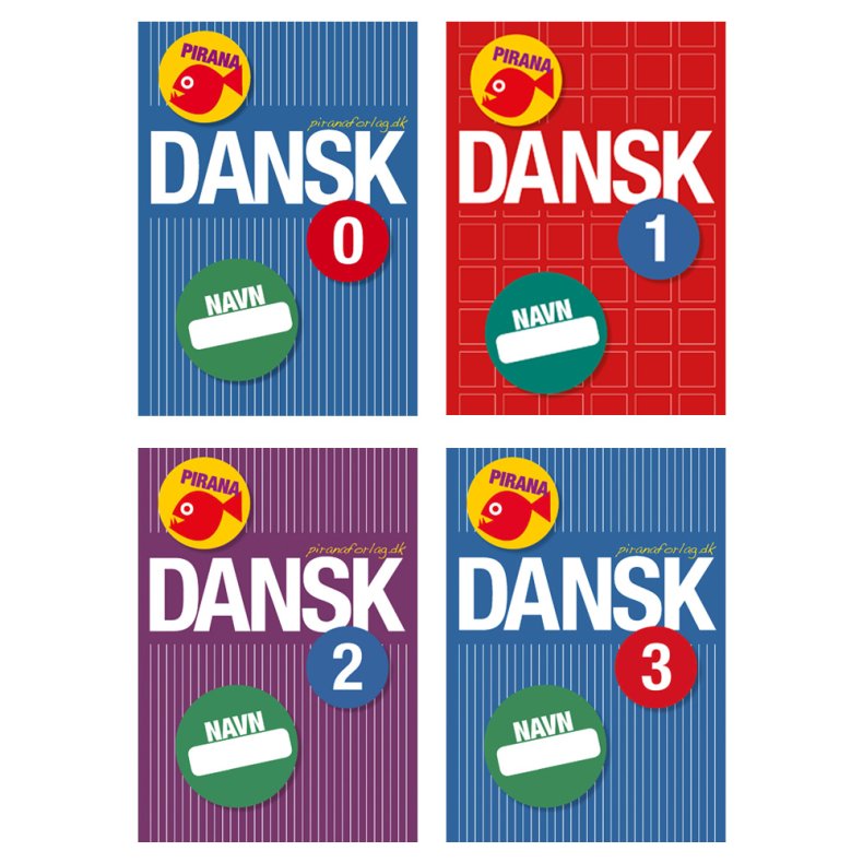 Pirana tr�ningsh�fte - Dansk: 0.-3. kl.