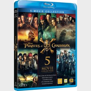 Pirates Of The Caribbean 1-5 - Blu-Ray