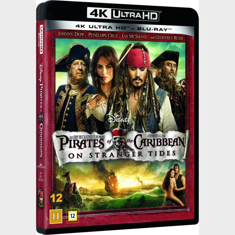 Pirates Of The Caribbean: On Stranger Tides - 4K Blu-Ray