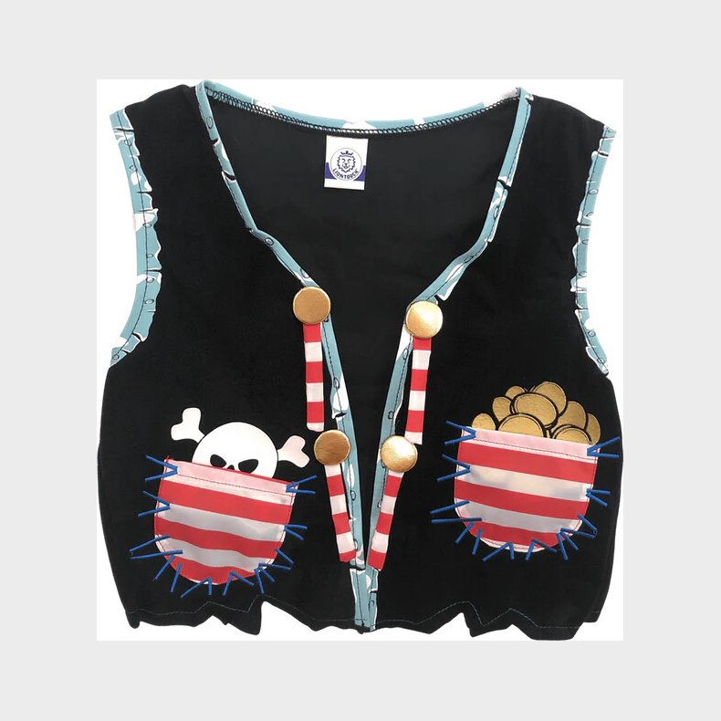 Piratvest - Pirate Red Stripe-serien