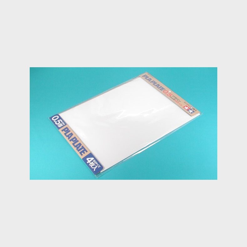 Tamiya - Pla Plates - 0,5 Mm - B4 - 4 Stk - 70123