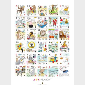 Girafprodukter | Plakat 60 x 80 cm. - ABC