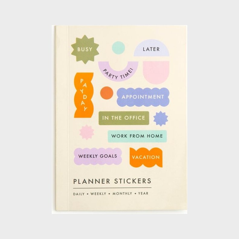 Klisterm�rker Til Kalender - Planner Stickers - Over 800 Stk