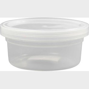 Plastbtte Med Lg - H 38 Mm -  84 Mm - 125 Ml - 20 Stk.