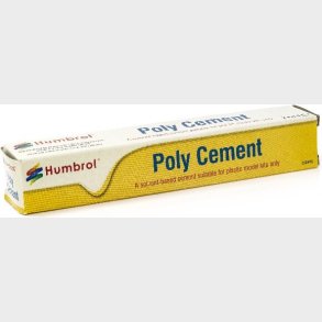 Humbrol - Poly Cement - Plastik Model Lim I Tube - 24 Ml