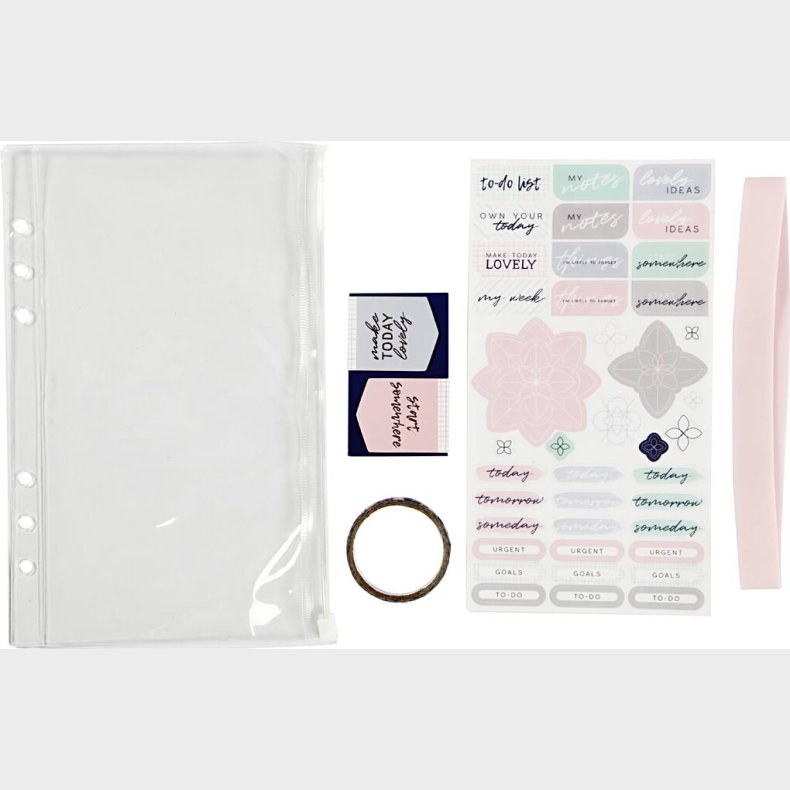 Plastiklomme Med Tilbehr - A5 - 1 Stk.