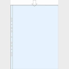 Plastlomme A3 - 10 Stk Hjformat - Bright Office
