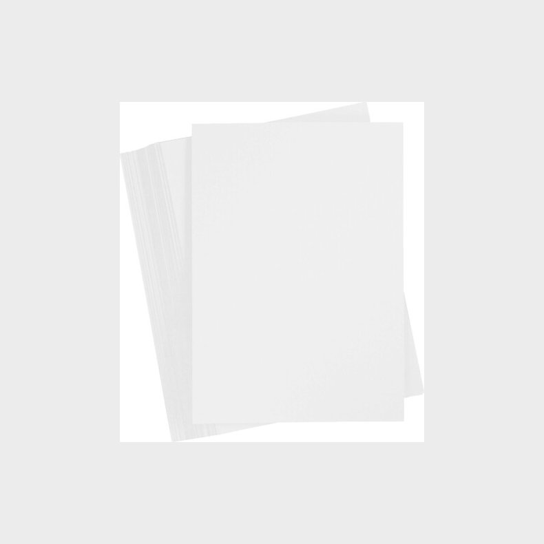 Playcut Fotokarton A4 - 300 G - Hvid